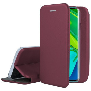 Луксозен кожен калъф тефтер ултра тънък Wallet FLEXI и стойка за Samsung Galaxy Note 10 Plus N975F бордо 